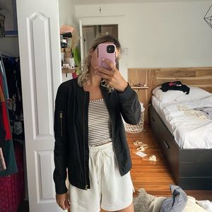 Black Bomber jacket